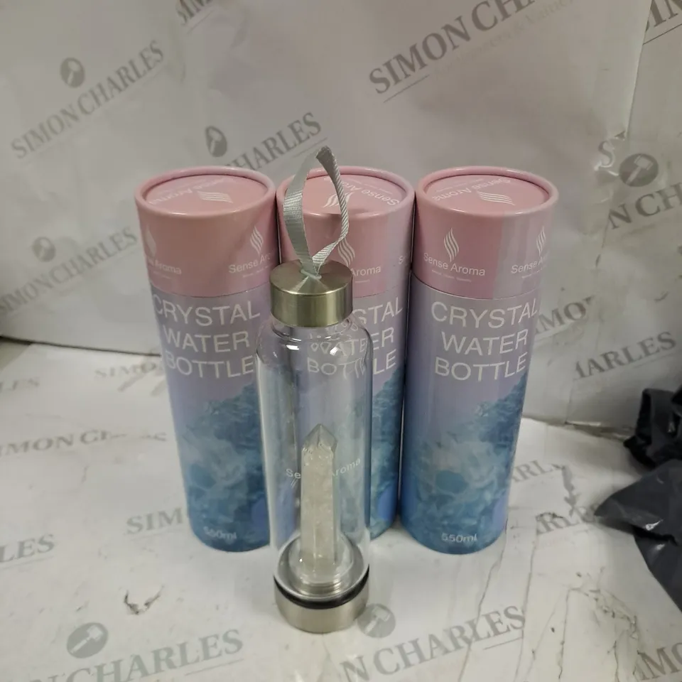 SET OF 3 SENSE AROMA CRYSTAL WATER BOTTLE