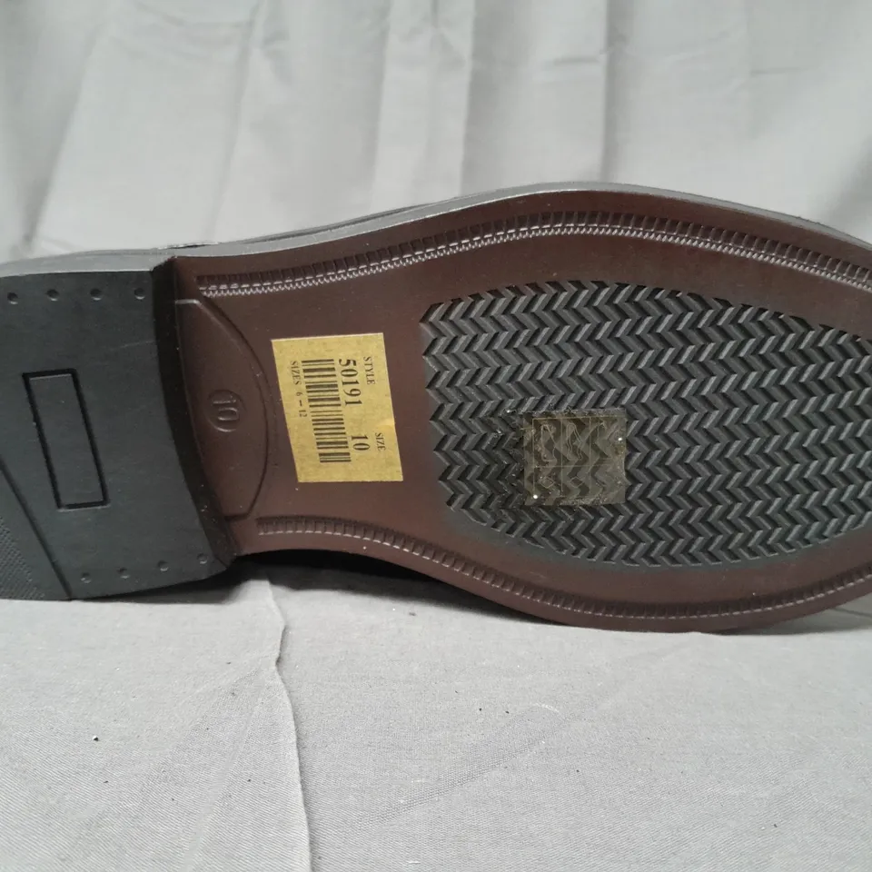 BOX OF APPROXIMATELY 15 ASSORTED PAIRS OF ASHWOOD LACE UP SHOES IN BLACK - VARIOUS SIZES