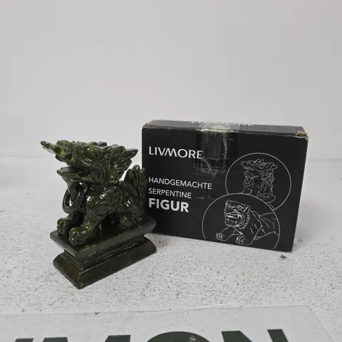 LIVMORE HANDMADE SERPENTINE FIGURINE 