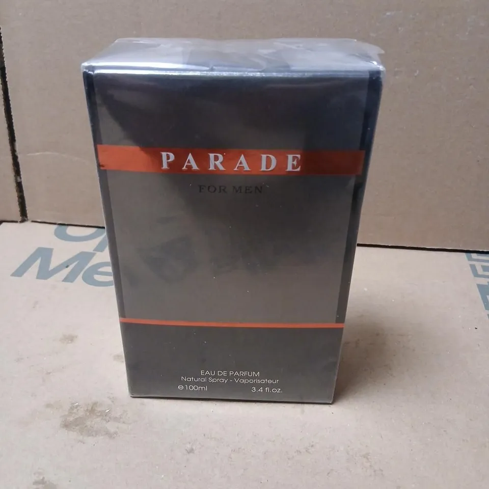 BOXED AND SEALED PARADE FOR MEN EAU DE PARFUM 100ML