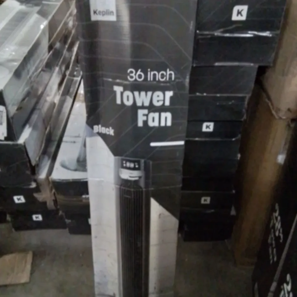 BOXED KEPLIN 36" TOWER FAN -BLACK- 