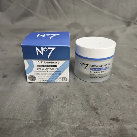 BOXED N07 LIFT & LUMINATE SPF15 DAY CREAM 50ML