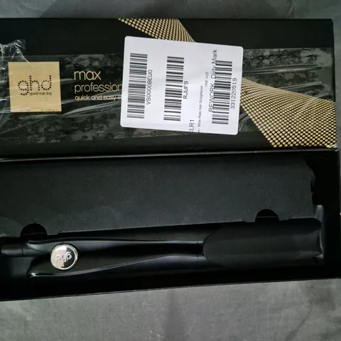 BOXED GHD MAX - WIDE PLATE HAIR STRAIGHTENER - BLACK