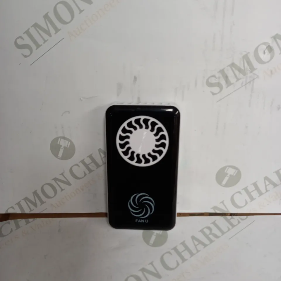 BOXED FAN U PORTABLE & RECHARGEABLE FAN - BLACK