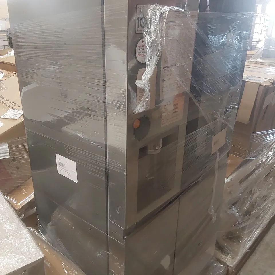 LG INSTAVIEW 628 LITRE SIDE-BY-SIDE AMERICAN FRIDGE FREEZER - BRUSHED STEEL - SMASHED DOOR