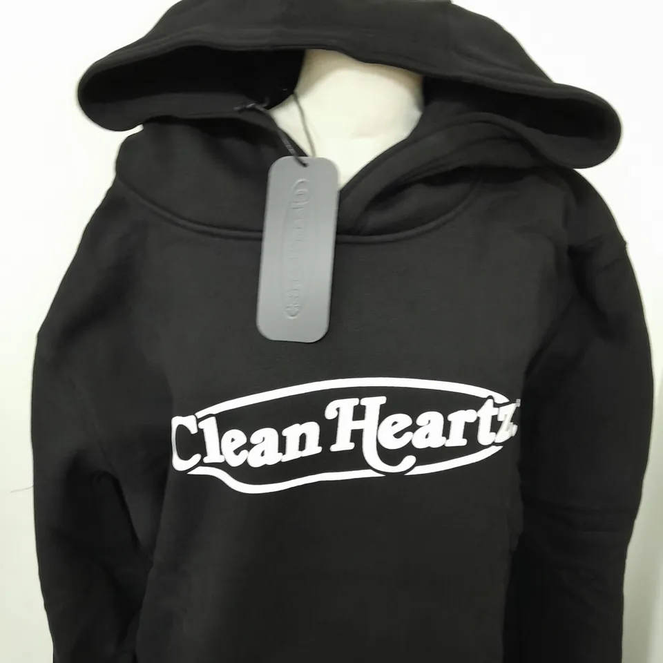 CLEAN HEARTZ LOGO HOODIE SIZE 2XL