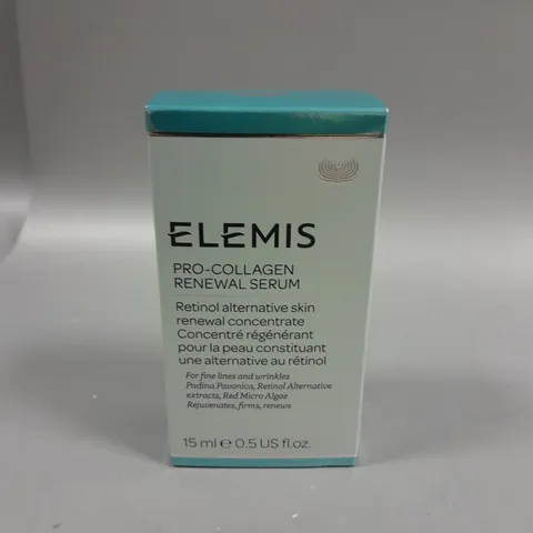 BOXED ELEMIS PRO-COLLAGEN RENEWAL SERUM - 15ML