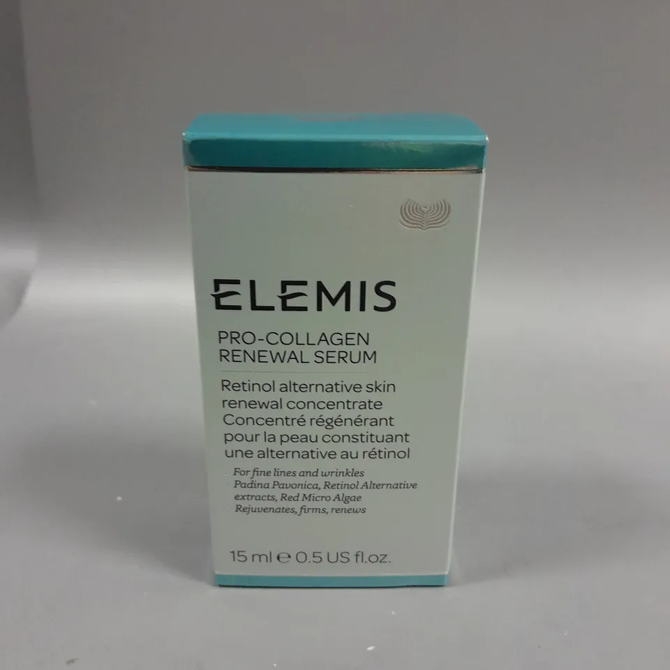 BOXED ELEMIS PRO-COLLAGEN RENEWAL SERUM - 15ML RRP £73