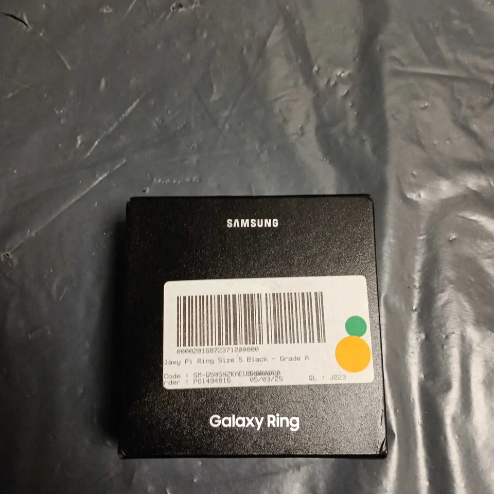 SAMSUNG GALAXY RING – SIZE 5, BLACK (BOXED)