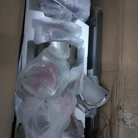 BOXED MAGNUM BRUSHED CHROME/BLACK 42" CEILING FAN