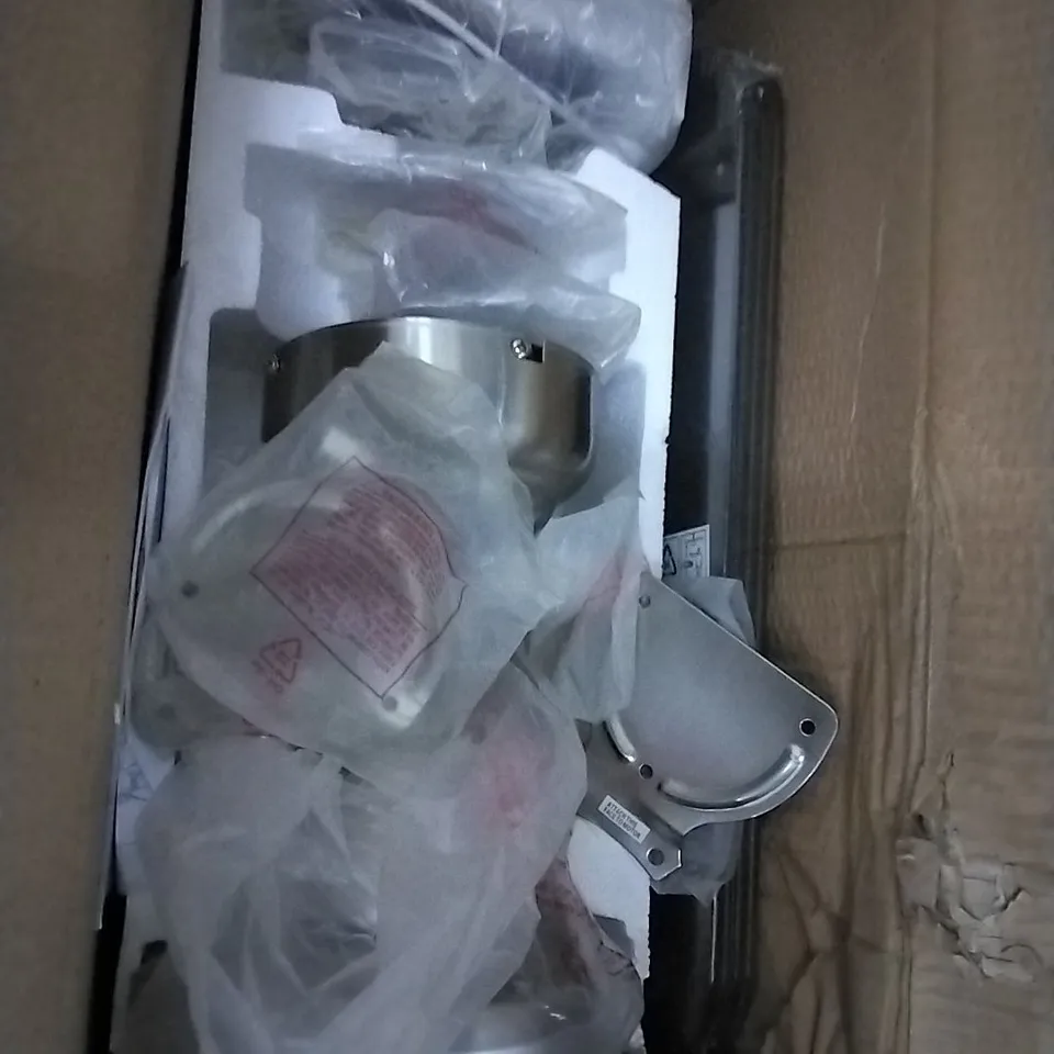 BOXED MAGNUM BRUSHED CHROME/BLACK 42" CEILING FAN