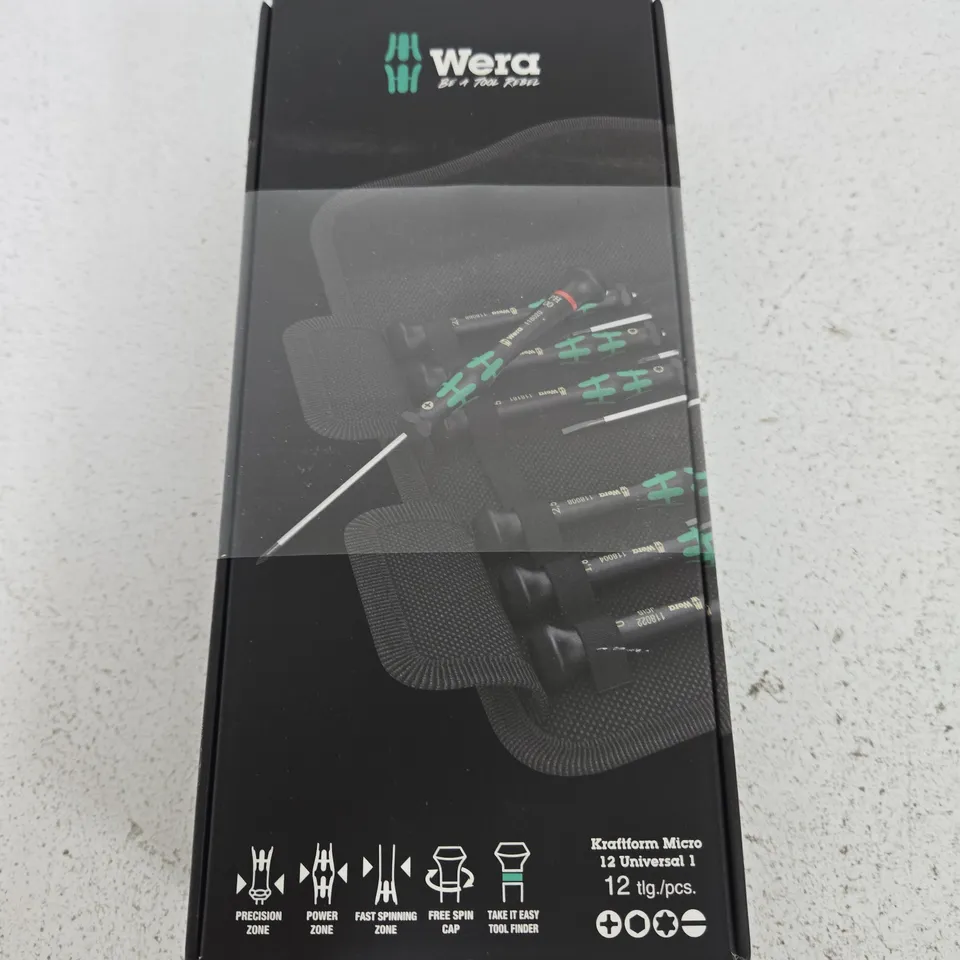 WERA KRAFTFORM MICRO 12-PIECE SCREWDRIVER SET – BOXED
