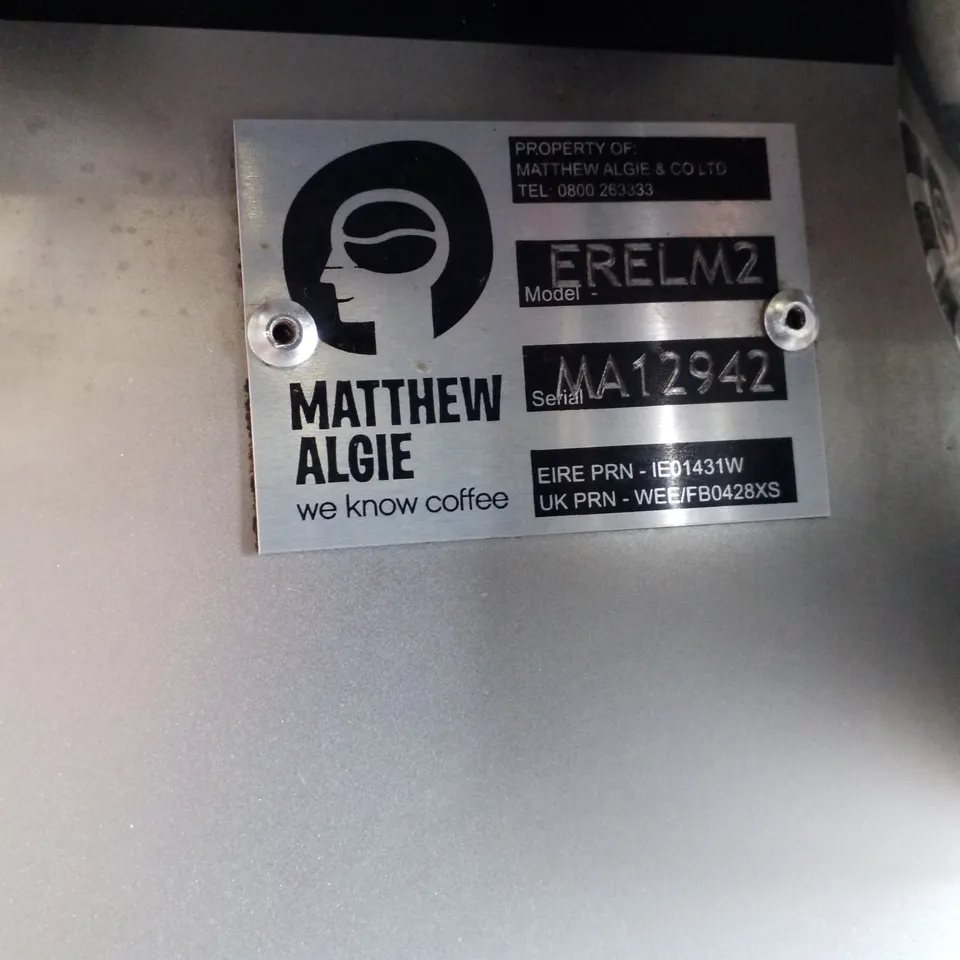 ELEKTRA BARISTA 2 STATION COFFEE MACHINE 