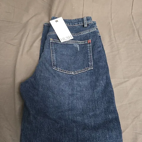 HUSH ALEX STRAIGHT LEG JEANS SIZE 14