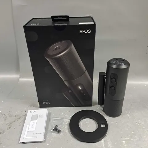 BOXED EPOS B20 STREAMING MICROPHONE IN BLACK