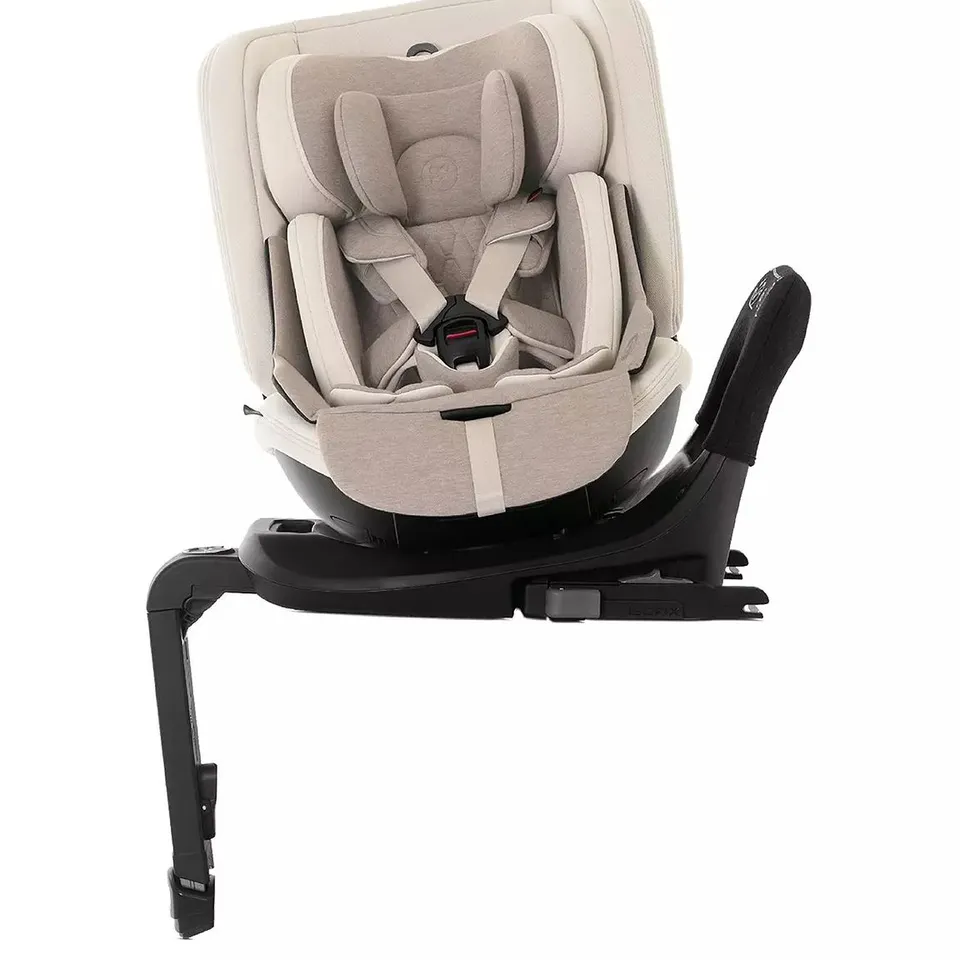 BOXED SILVER CROSS MOTION 2 ALL SIZE 360 CAR SEAT - ALMOND - COLLECTION ONLY