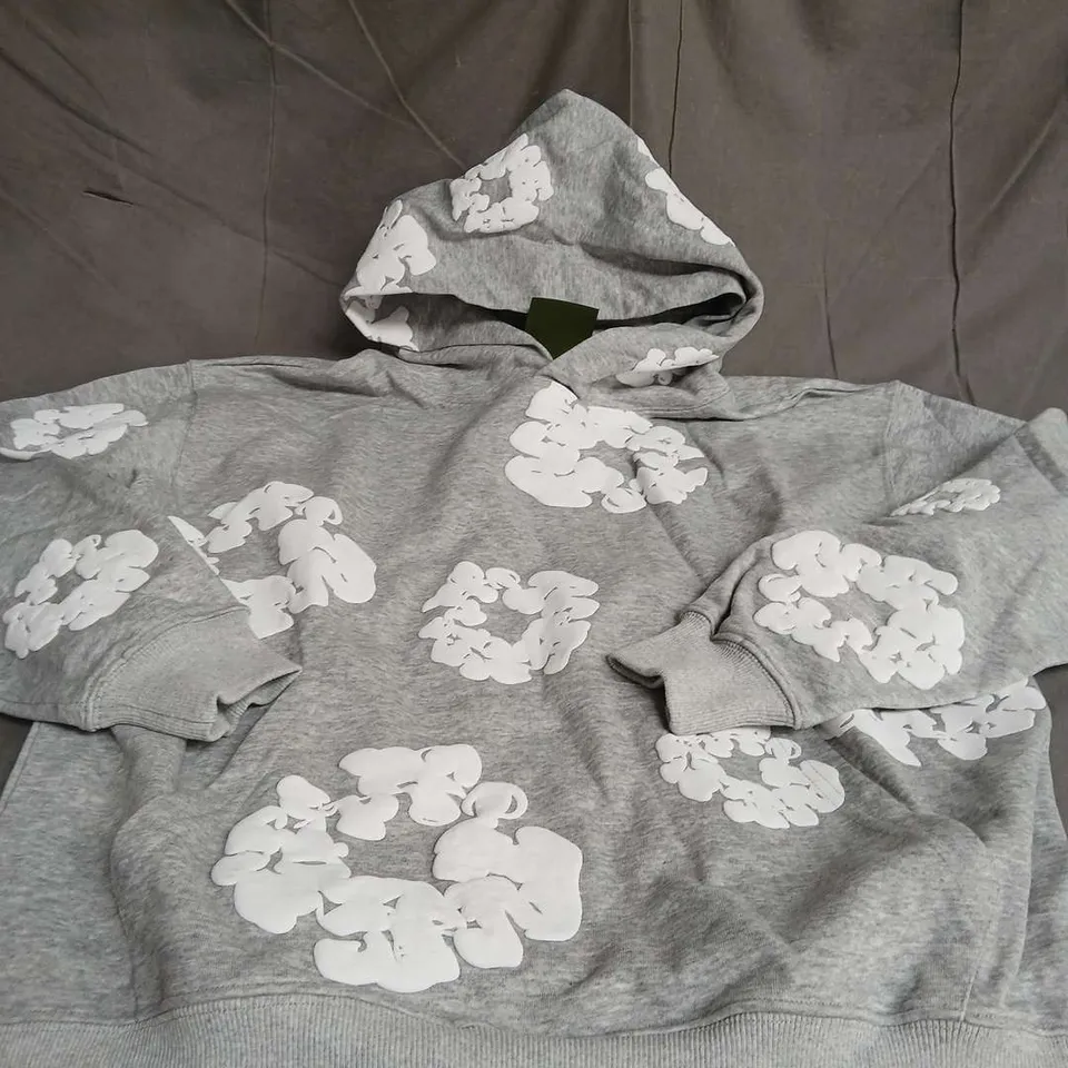 DENIM TEARS GREY HOODIE SIZE S