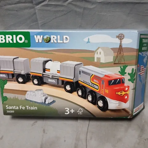 BRIO WORLD SANTA FE TRAIN SET (36089)