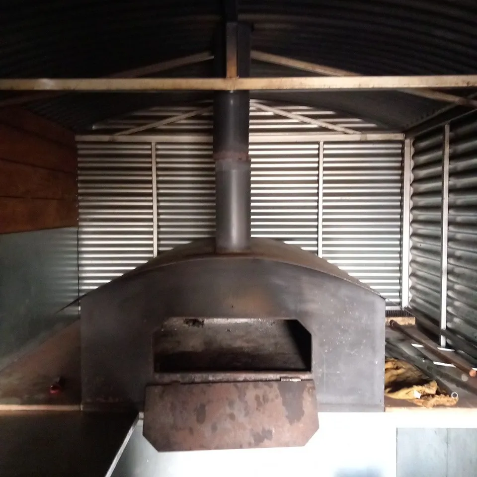 TOWABLE MOBILE FOOD TRAILER WITH SERVING HATCH, PIZZA OVEN, 2 BOTTLE FRIDGES, HANDWASH STATION AND DOUGH ROLLER