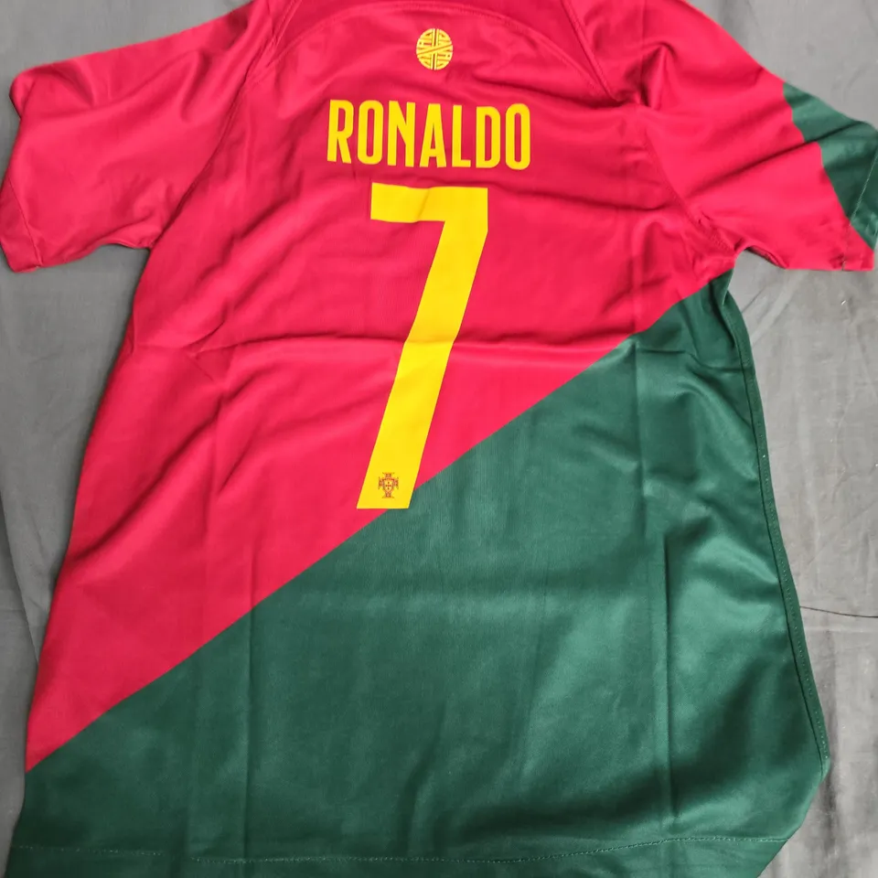 NIKE PORTUGAL HOME JERSEY (#7-RONALDO) - SMALL