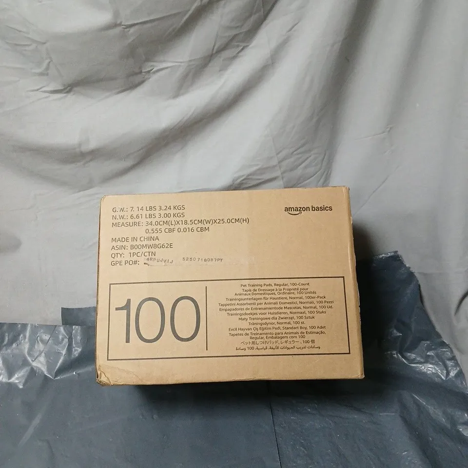 Amazon Basics Pet Training Pads, Regular, 100-count