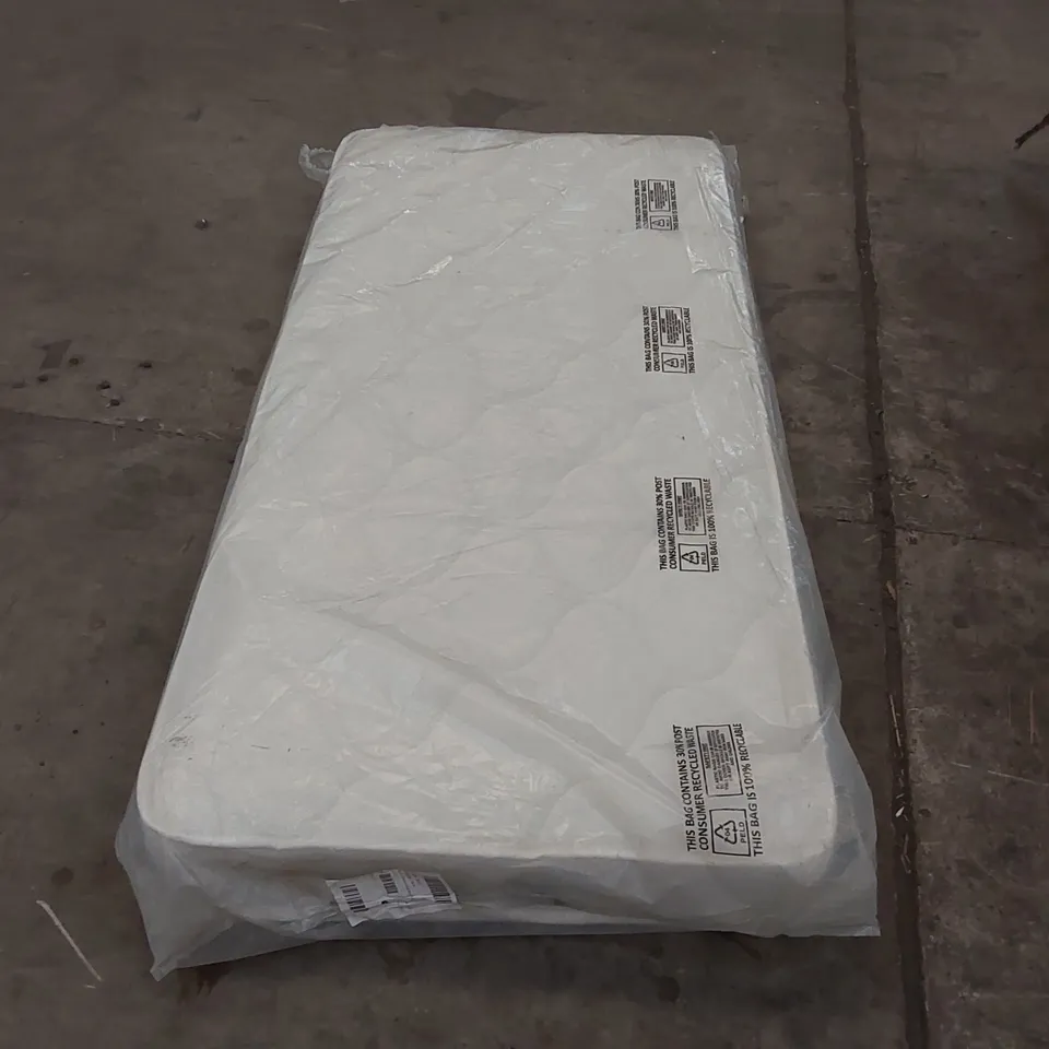 QUALITY BAGGED 3FT SINGLE AIRSPRUNG MEMORY FOAM BUNK MATTRESS RRP £259