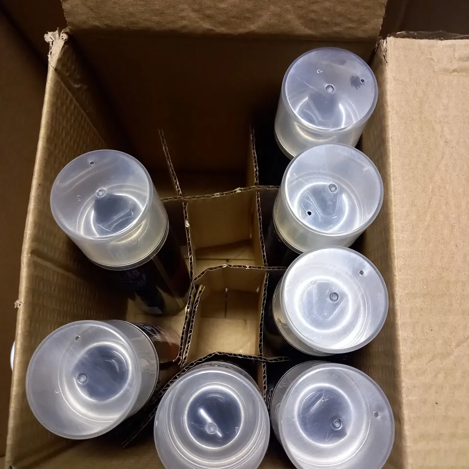 BOX OF 8 ASSORTED SPRAY PAINTS 