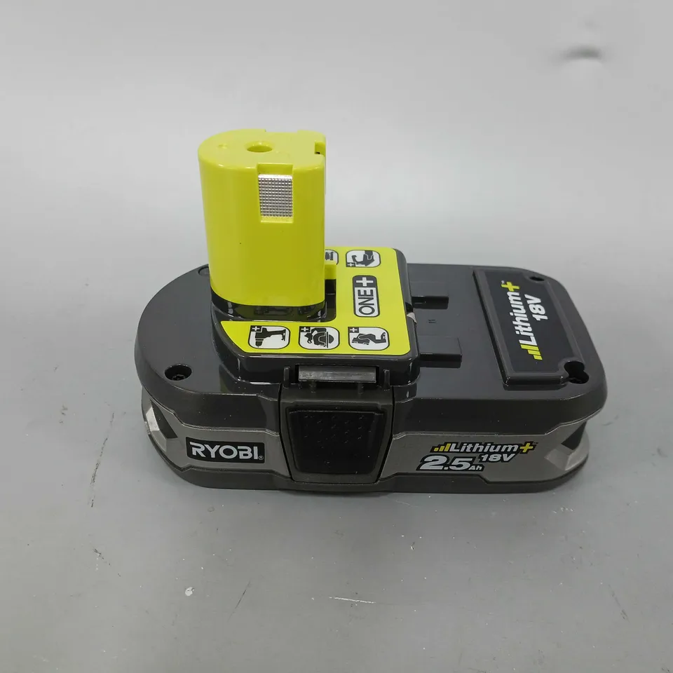 RYOBI ONE 18V LITHIUM+ 2.5AH RRP £65.99