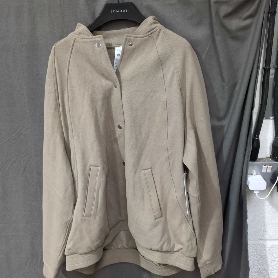 LULULEMON BEIGE JACKET, UK XL