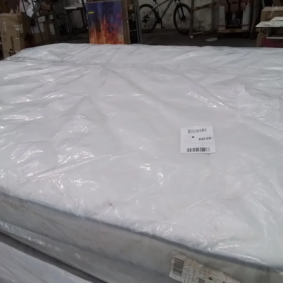 QUALITY BAGGED DESIGNER KING SIZE 150cm AIRSPRUNG LUXURY QUILTED MEDIUM MATTRESS RRP £259