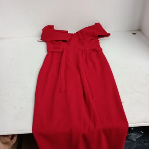 RIVER ISLAND RED DRESS – WOMEN’S, UK M