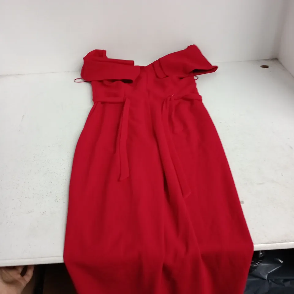 RIVER ISLAND RED DRESS – WOMEN’S, UK M