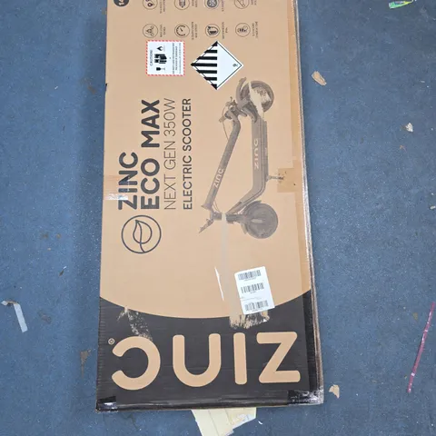ZINC ECO MAX ELECTRIC SCOOTER – 350W, BOXED