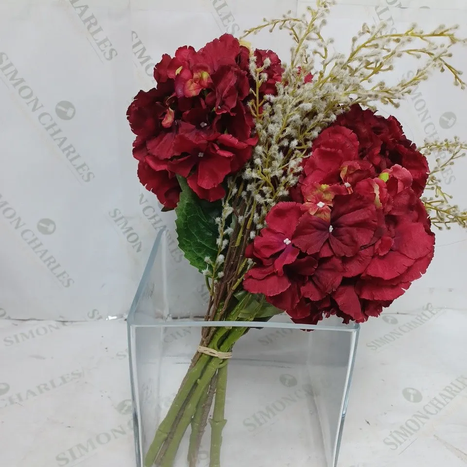 BOXED ROSE FAUX FLOWER SET 