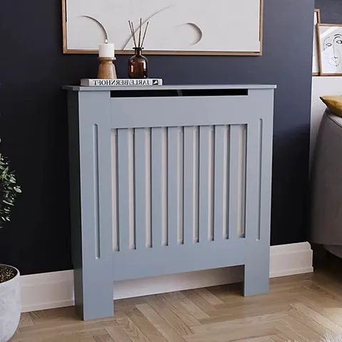BOXED CHELSEA RADIATOR COVER, SMALL - DARK GREY (1 BOX)