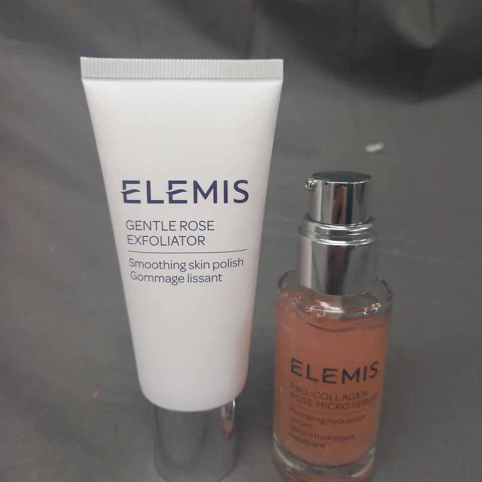 ELEMIS GENTLE ROSE EXFOLIATOR AND PRO COLLAGEN ROSE MICRO SERUM DUO