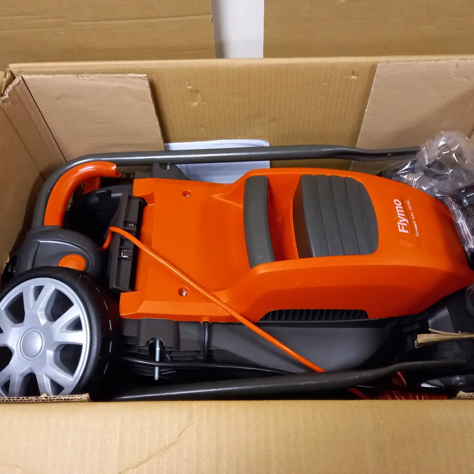 FLYMO SPEEDI-MO 360C ELECTRIC WHEELED LAWNMOWER