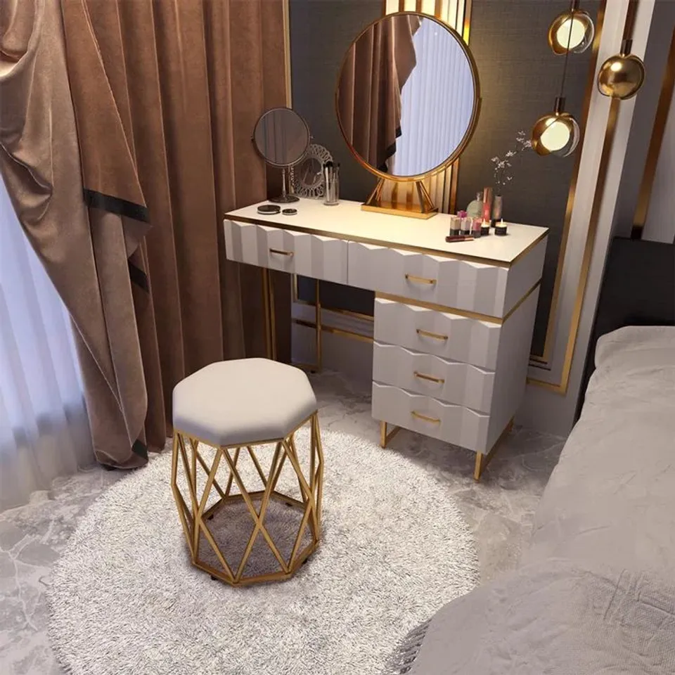 BOXED AZIRAH DRESSING TABLE WITH MIRROR (3 BOXES)