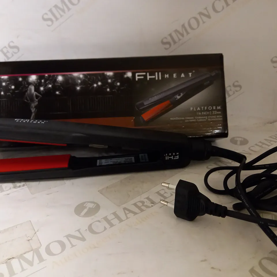 FHI HEAT PLATFORM 1 1/4 INCH 32MM PROFESSIONAL CERAMIC TOURMALINE STYLING IRON