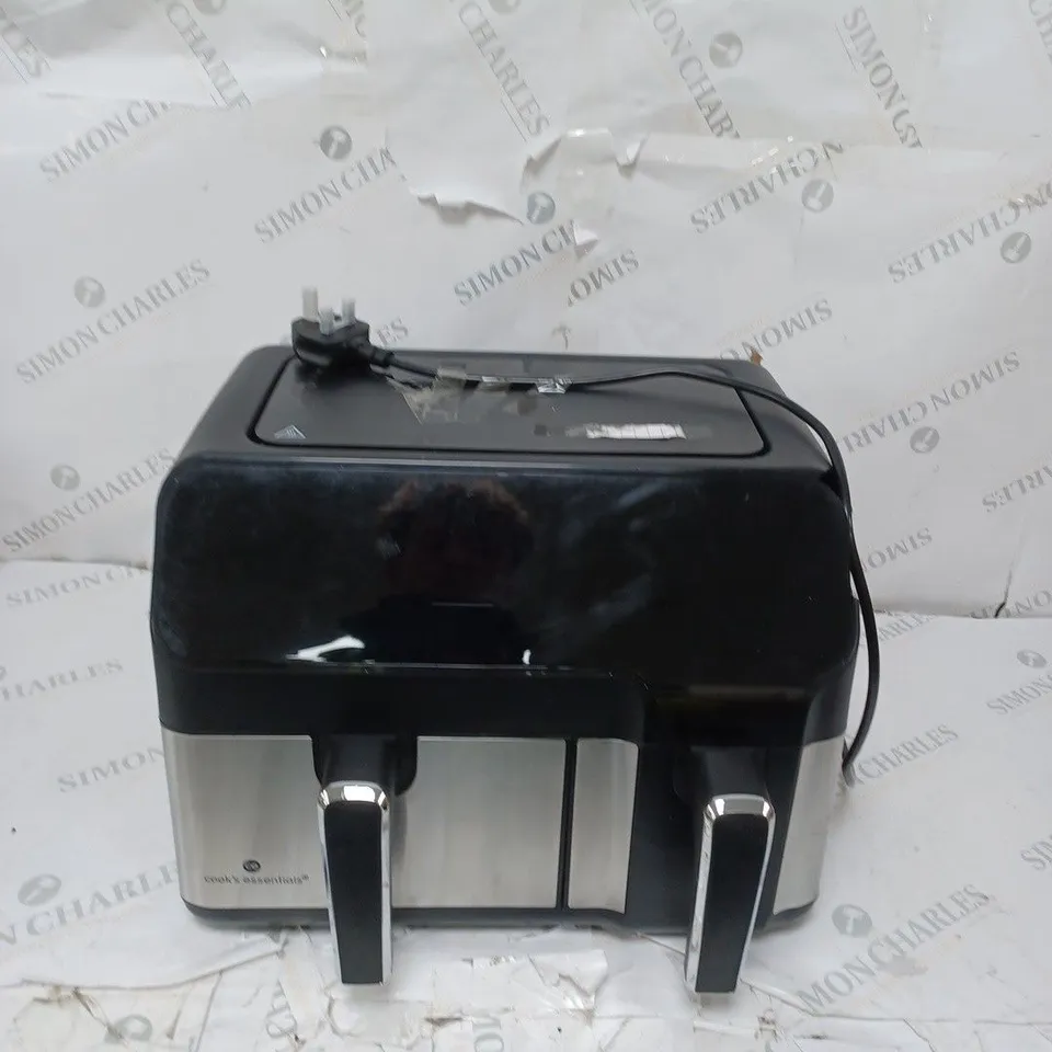 UNBOXED COOK'S ESSENTIALS 7.7L DUAL AIR FRYER 