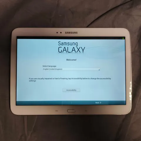 SAMSUNG GALAXY TABLET – WHITE