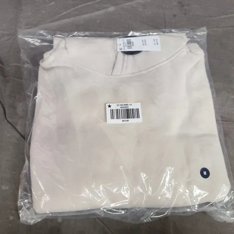 BAGGED HOLLISTER FEEL GOOD BOXY HOODIE IN CREAM - MEDIUM