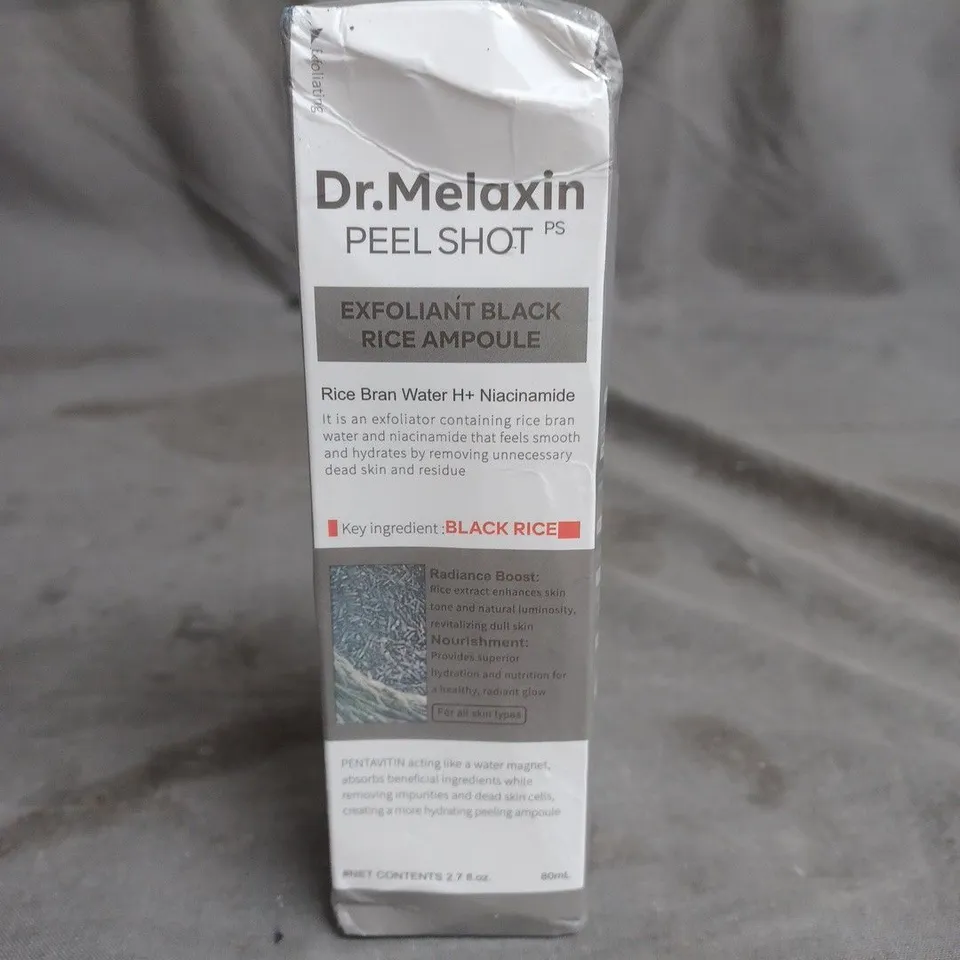 SEALED DR.MELAXIN EXFOLIANT BLACK RICE AMPOULE 80ML