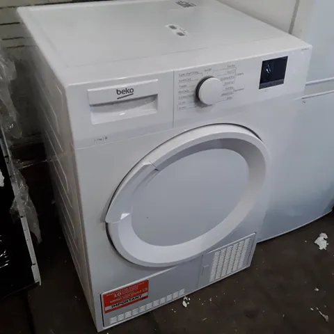 BEKO 7KG WHITE CONDENSER TUMBLE DRYER 