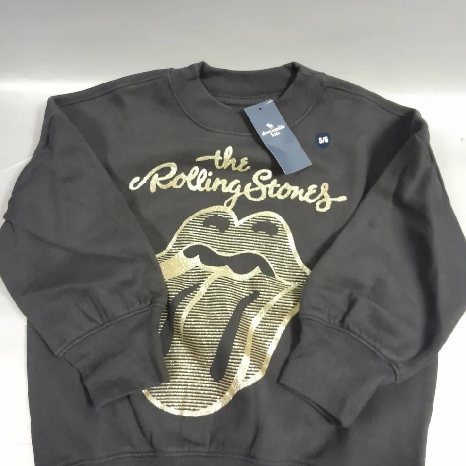 ABERCROMBIE KIDS THE ROLLING STONES JUMPER - 5/6