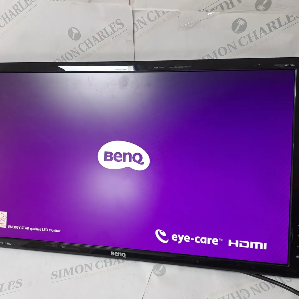 BENQ LCD MONITOR MODEL GL2760H SERIAL #ETF5J00353019