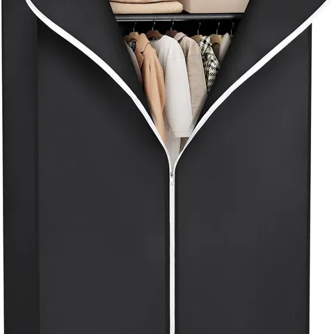 BOXED SONGMICS FABRIC WARDROBE, FOLDABLE CLOSET WITH HANGING RAIL