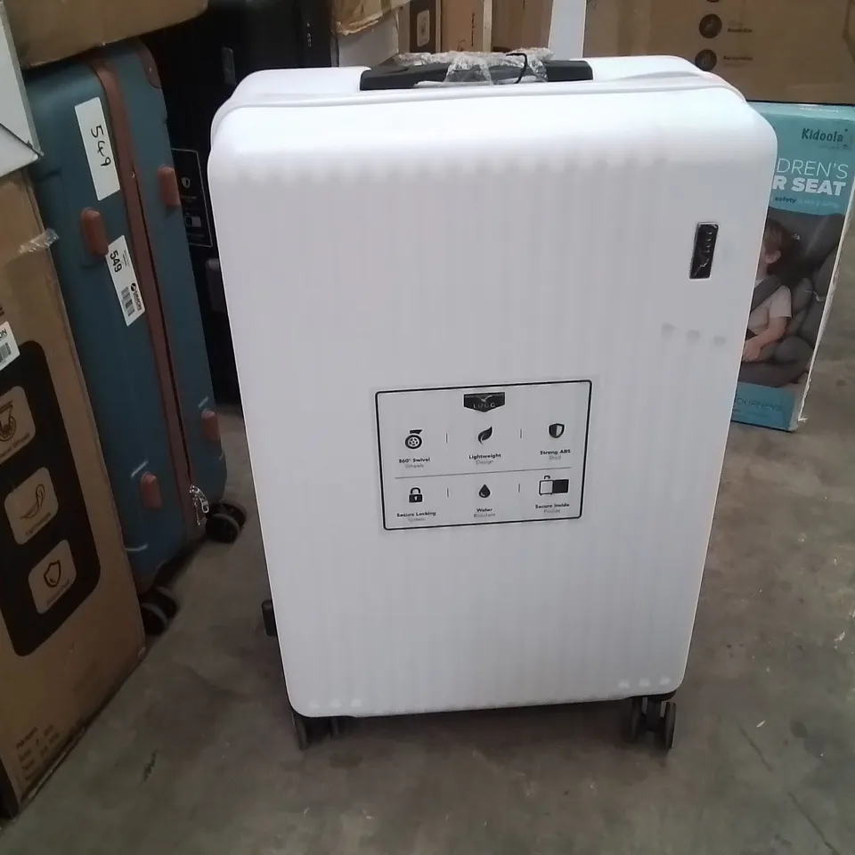 LARGE SUITCASE WHITE