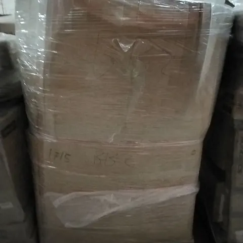 PALLET OF HOUSEHOLD ITEMS TO INCLUDE STORAGE SHELF, SHOE RACK, PHOTO FRAMES AND OTHER ASSORTED ITEMS...