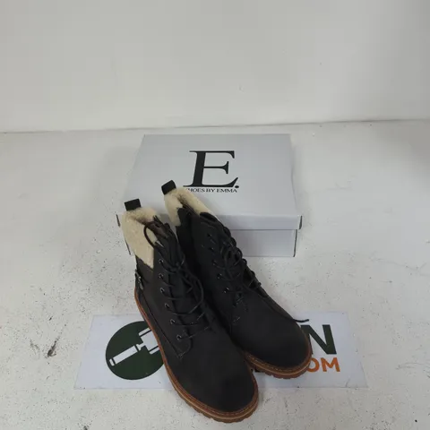 AUBREY BLACK BOOTS – E SHOES BY EMMA, UK SIZE 6